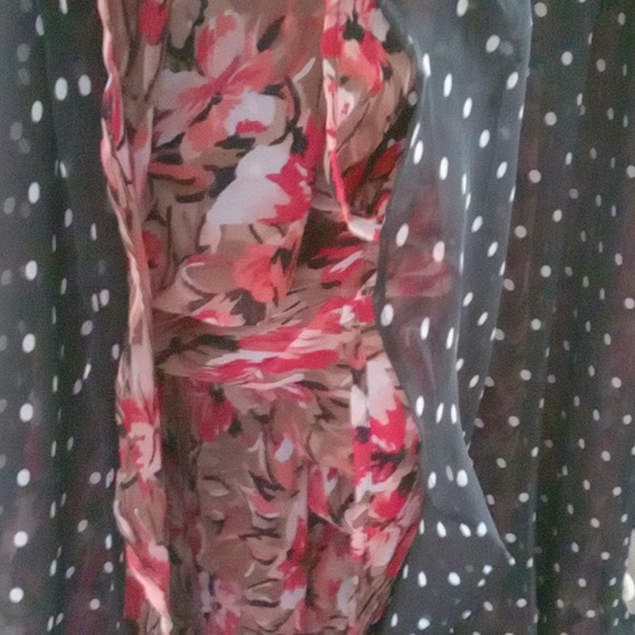 Woman Within Reversible  Chiffon Midi Skirt 2X NWOT - Picture 3 of 9